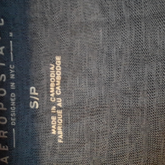 Aeropostale blue frayed tee sz SP - Picture 2 of 5